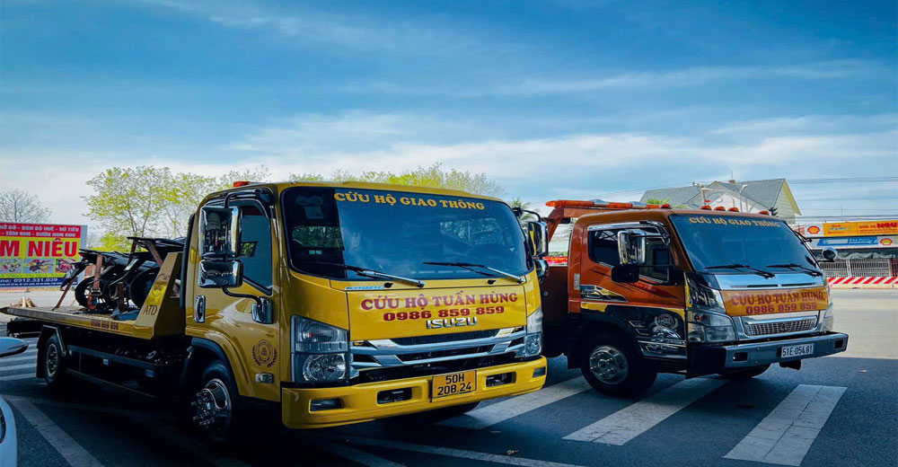 Đội xe cứu hộ ô tô Tuấn Rescue tại Quận 9 và Thủ Đức