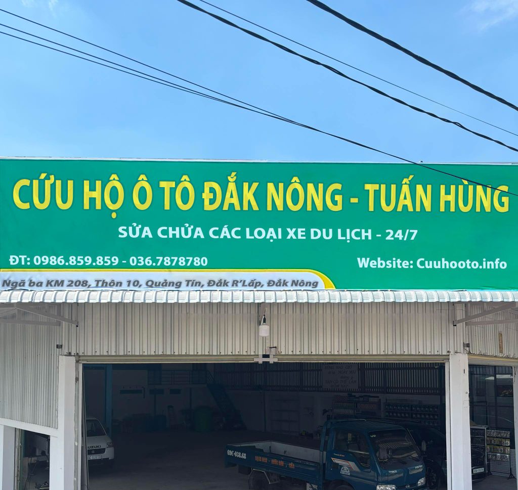 Đội ngũ kỹ thuật viên cứu hộ ô tô Đắk Nông Tuấn Hùng